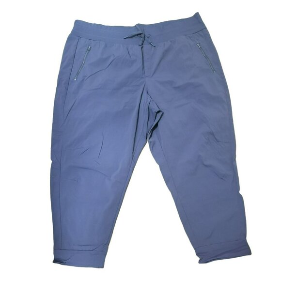 Athleta Trekkie North Jogger, Plus Women's 24, Blue, High Waist Drawstring - Picture 1 of 9